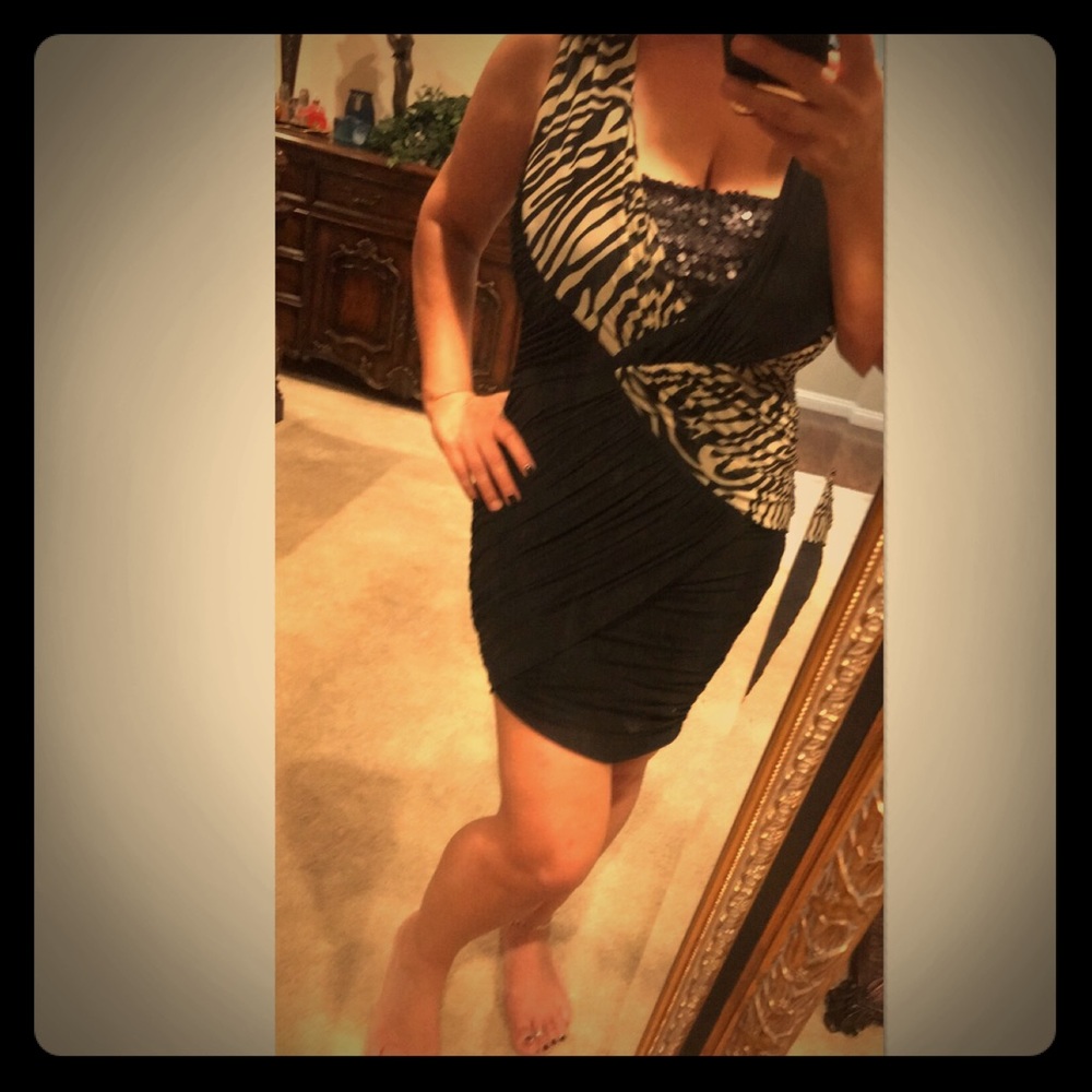 Bebe cocktail dress.